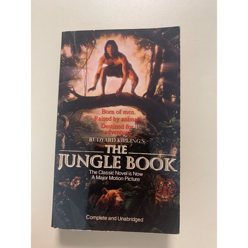 The Jungle Book by Rudyard Kipling MTI Paperback Book LS7